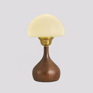 Alice Modern Glass Wood Table Lamp