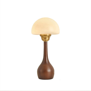 Alice Modern Glass Wood Table Lamp