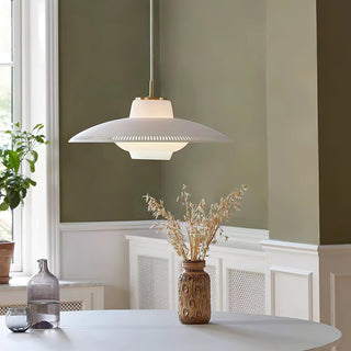 Alien Frisbee Wabi-Sabi Iron Pendant Light