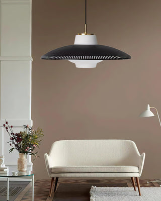 Alien Frisbee Wabi-Sabi Iron Pendant Light
