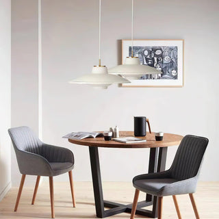 Alien Frisbee Wabi-Sabi Iron Pendant Light