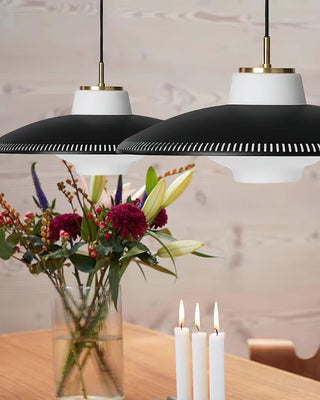 Alien Frisbee Wabi-Sabi Iron Pendant Light