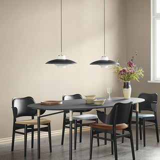 Alien Frisbee Wabi-Sabi Iron Pendant Light