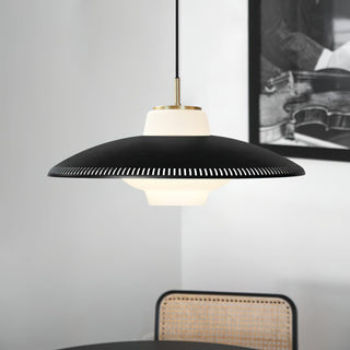 Alien Frisbee Wabi-Sabi Iron Pendant Light