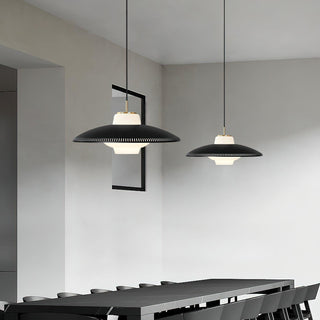 Alien Frisbee Wabi-Sabi Iron Pendant Light