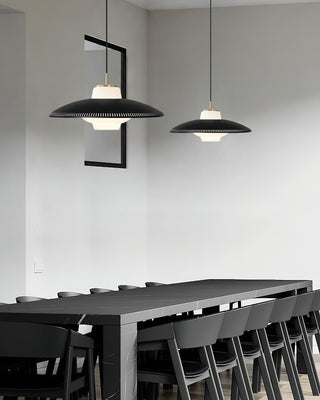 Alien Frisbee Wabi-Sabi Iron Pendant Light