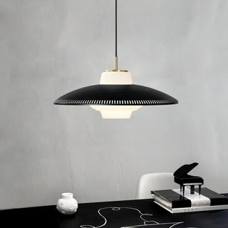 Alien Frisbee Wabi-Sabi Iron Pendant Light