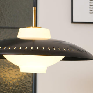 Alien Frisbee Wabi-Sabi Iron Pendant Light