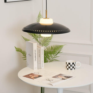 Alien Frisbee Wabi-Sabi Iron Pendant Light