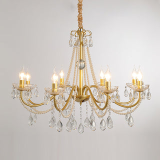 Allegri Elowen 8-Light Gold Crystal Chandelier