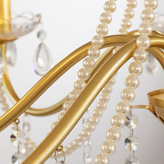 Allegri Elowen 8-Light Gold Crystal Chandelier