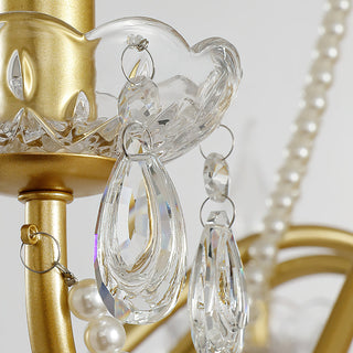 Allegri Elowen 8-Light Gold Crystal Chandelier