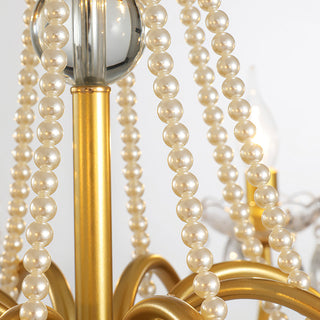 Allegri Elowen 8-Light Gold Crystal Chandelier