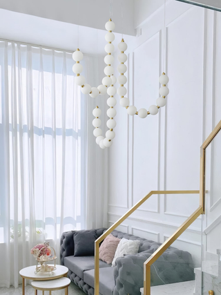 Elowen Cascading Glass Multi-Light Pendant