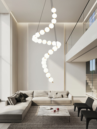 Elowen Cascading Glass Multi-Light Pendant