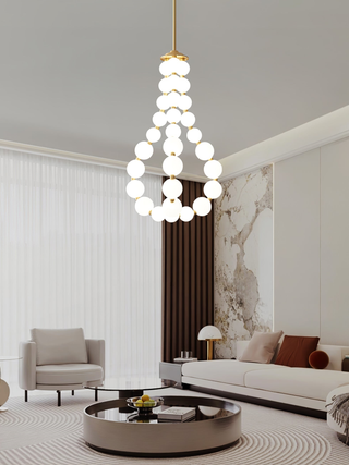 Elowen Cascading Glass Multi-Light Pendant