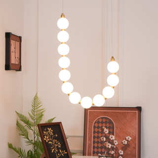 Elowen Cascading Glass Multi-Light Pendant