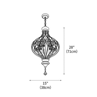 Altair CWI Vintage Metal Chandelier