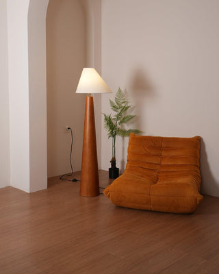 Alvin Contemporary Wood Floor Light