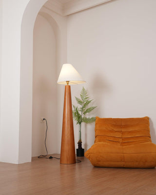 Alvin Contemporary Wood Floor Light