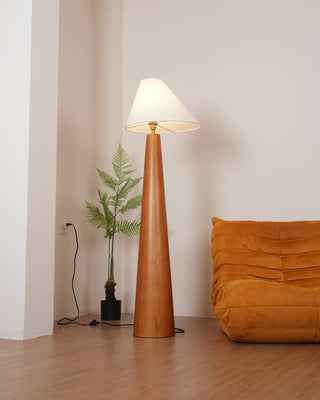 Alvin Contemporary Wood Floor Light