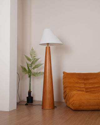 Alvin Contemporary Wood Floor Light