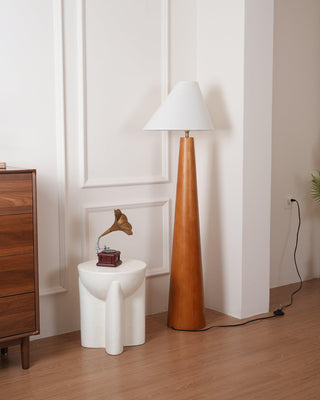 Alvin Contemporary Wood Floor Light