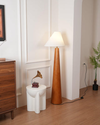 Alvin Contemporary Wood Floor Light