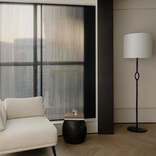 Halo Sculpted Metal Floor Lamp