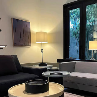 Halo Sculpted Metal Floor Lamp