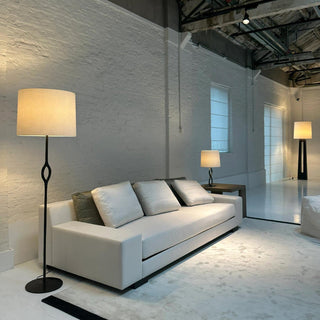 Halo Sculpted Metal Floor Lamp