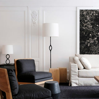 Halo Sculpted Metal Floor Lamp