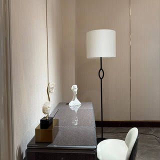 Halo Sculpted Metal Floor Lamp