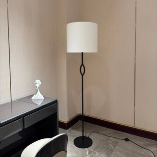 Halo Sculpted Metal Floor Lamp