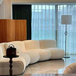 Halo Sculpted Metal Floor Lamp
