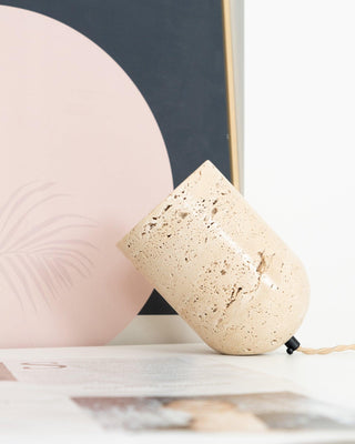 Amidori Wabi-Sabi Travertine Table Light