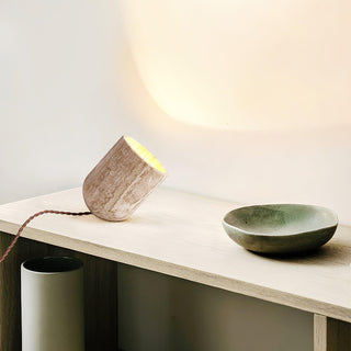 Amidori Wabi-Sabi Travertine Table Light