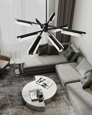 Amoslo Sculptural Glass Chandelier