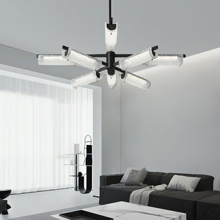 Amoslo Sculptural Glass Chandelier