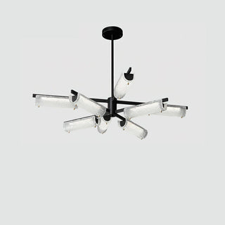 Amoslo Sculptural Glass Chandelier