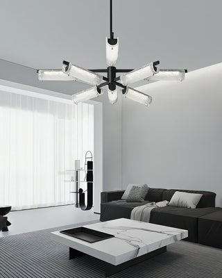 Amoslo Sculptural Glass Chandelier