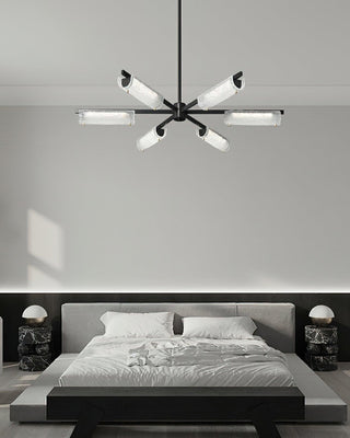 Amoslo Sculptural Glass Chandelier