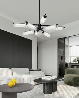 Amoslo Sculptural Glass Chandelier