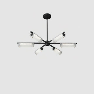 Amoslo Sculptural Glass Chandelier