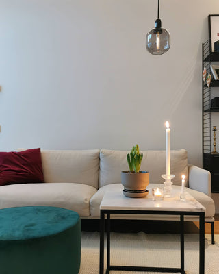 Kael Industrial Glass Cluster Pendant Light