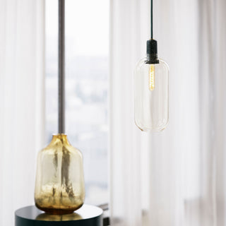 Kael Industrial Glass Cluster Pendant Light