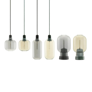 Kael Industrial Glass Cluster Pendant Light