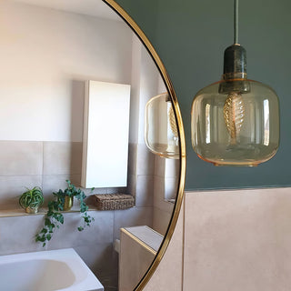 Kael Industrial Glass Cluster Pendant Light