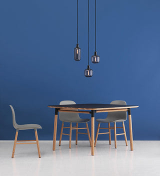 Kael Industrial Glass Cluster Pendant Light