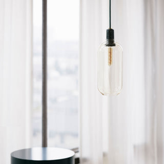 Kael Industrial Glass Cluster Pendant Light